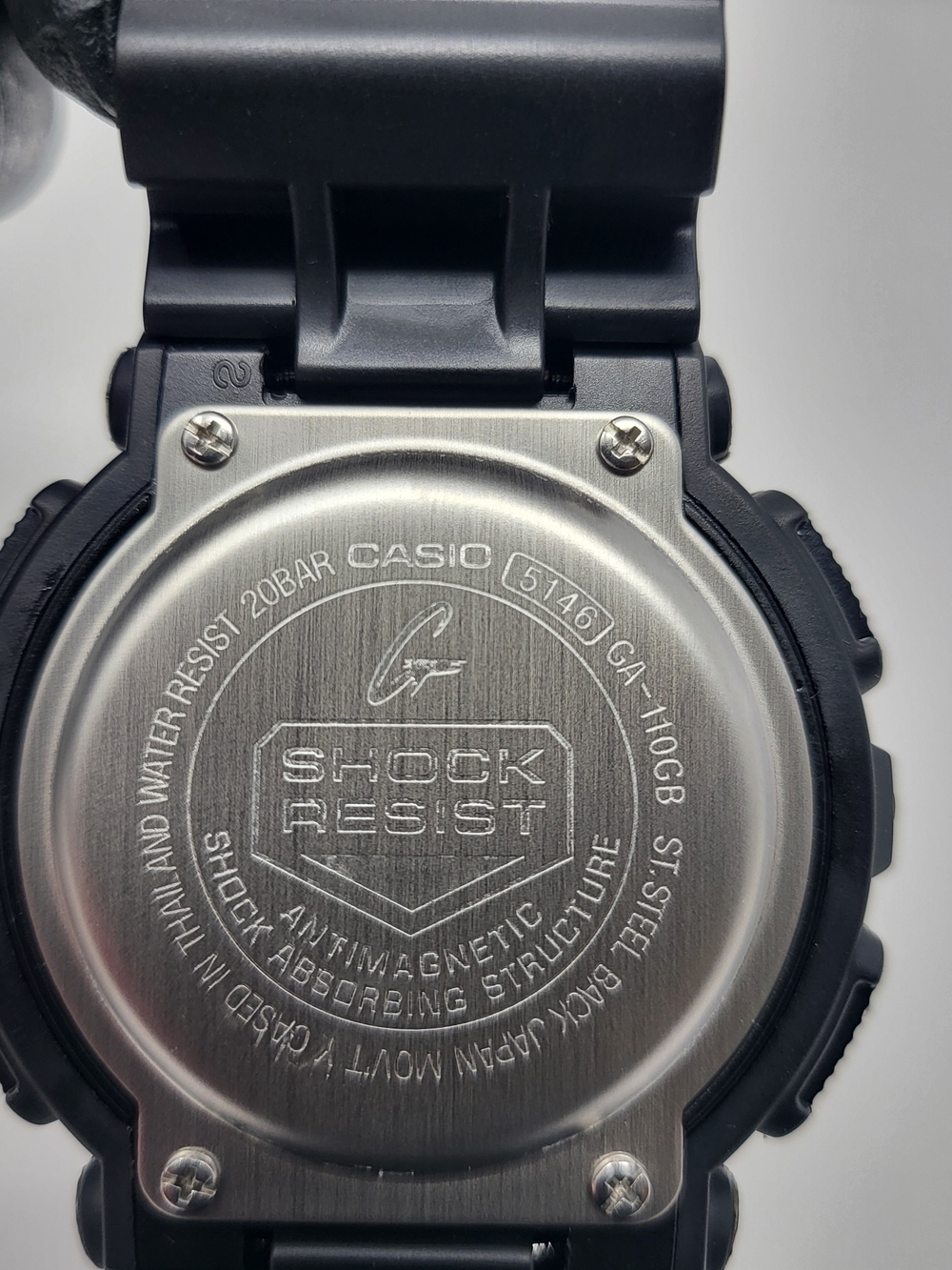 Casio G-Shock Black Watch with Rose Gold Accents - Picture 9 of 9